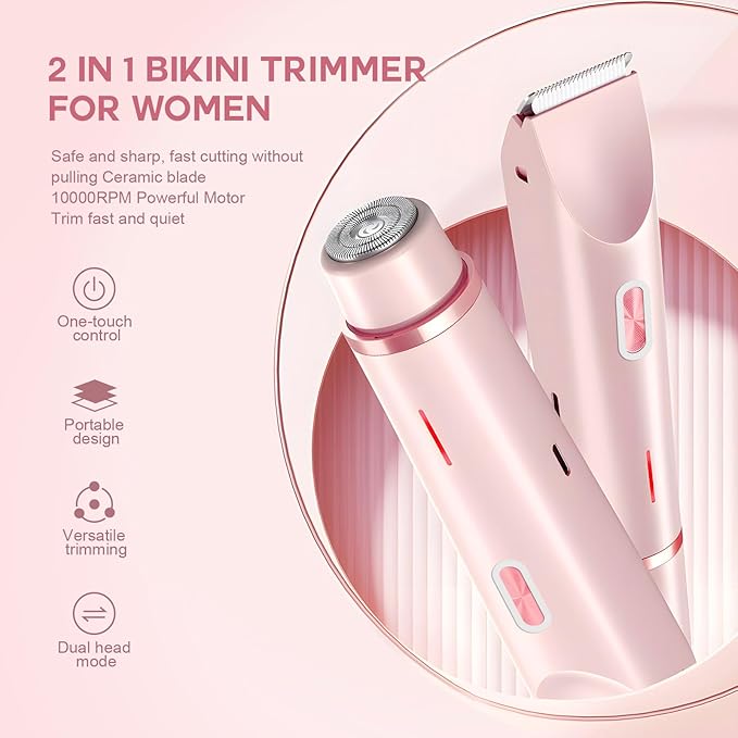 2 in 1 Soft Touch Trimmer & Shaver